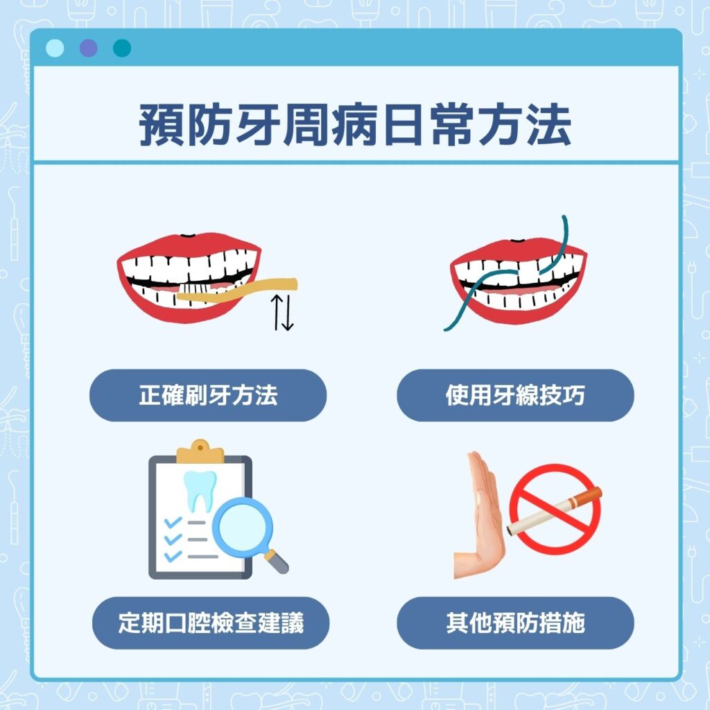 預防牙周病日常方法