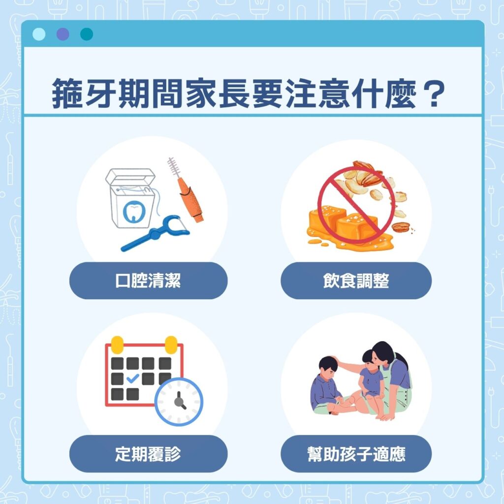 子女箍牙期間家長要注意什麼?