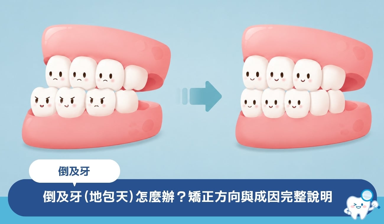 倒及牙(地包天)怎麼辦?4 種矯正方向與成因完整說明